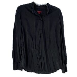 Women/Juniors - Black Top - Blouse - Size: Large
